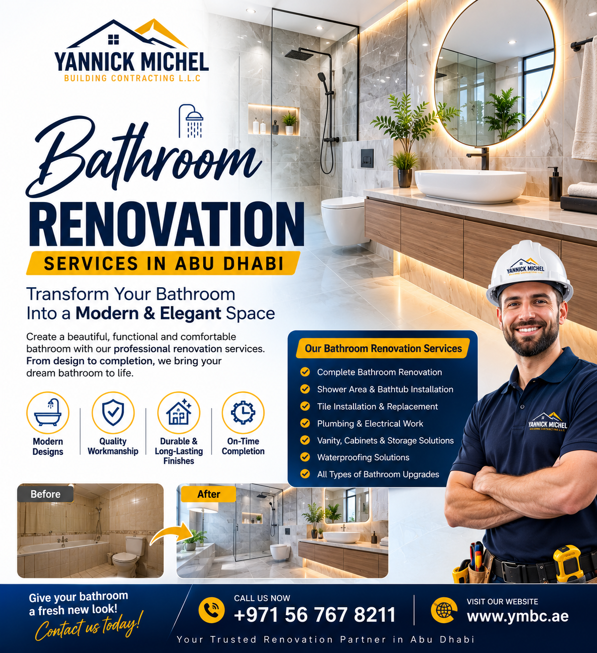 Bathroom Renovation in Abu Dhabi: What Homeowners Should Plan Before Starting