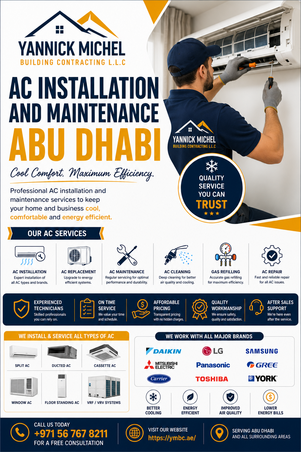 AC Installation And Maintenance Services Abu Dhabi