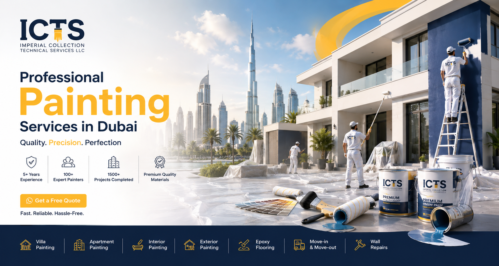 How Professional Painters in Dubai Prepare a Property Before Painting