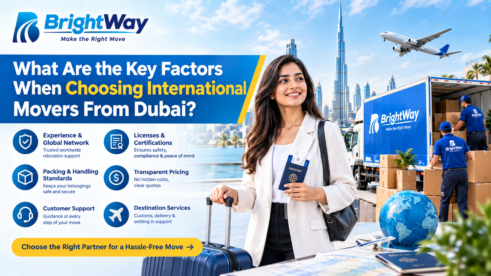 What Are the Key Factors When Choosing International Movers From Dubai?