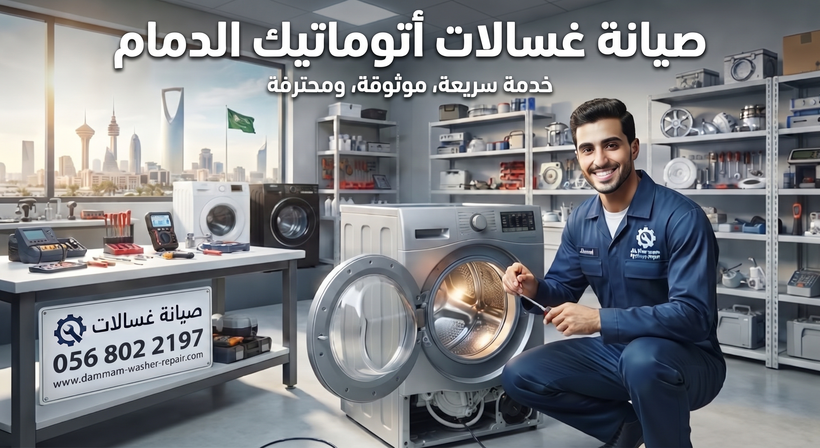 صيانة غسالات أتوماتيك الدمام: دليل إصلاح الغسالات الأوتوماتيكية في المنزل