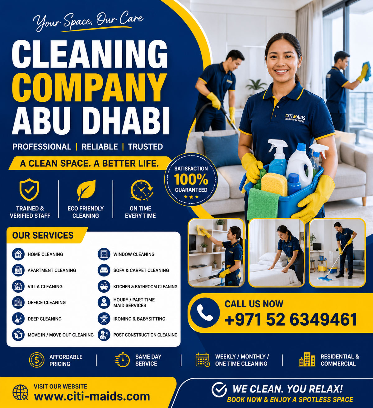 Villa Cleaning Services Abu Dhabi – Professional Villa Cleaning for a Spotless Home