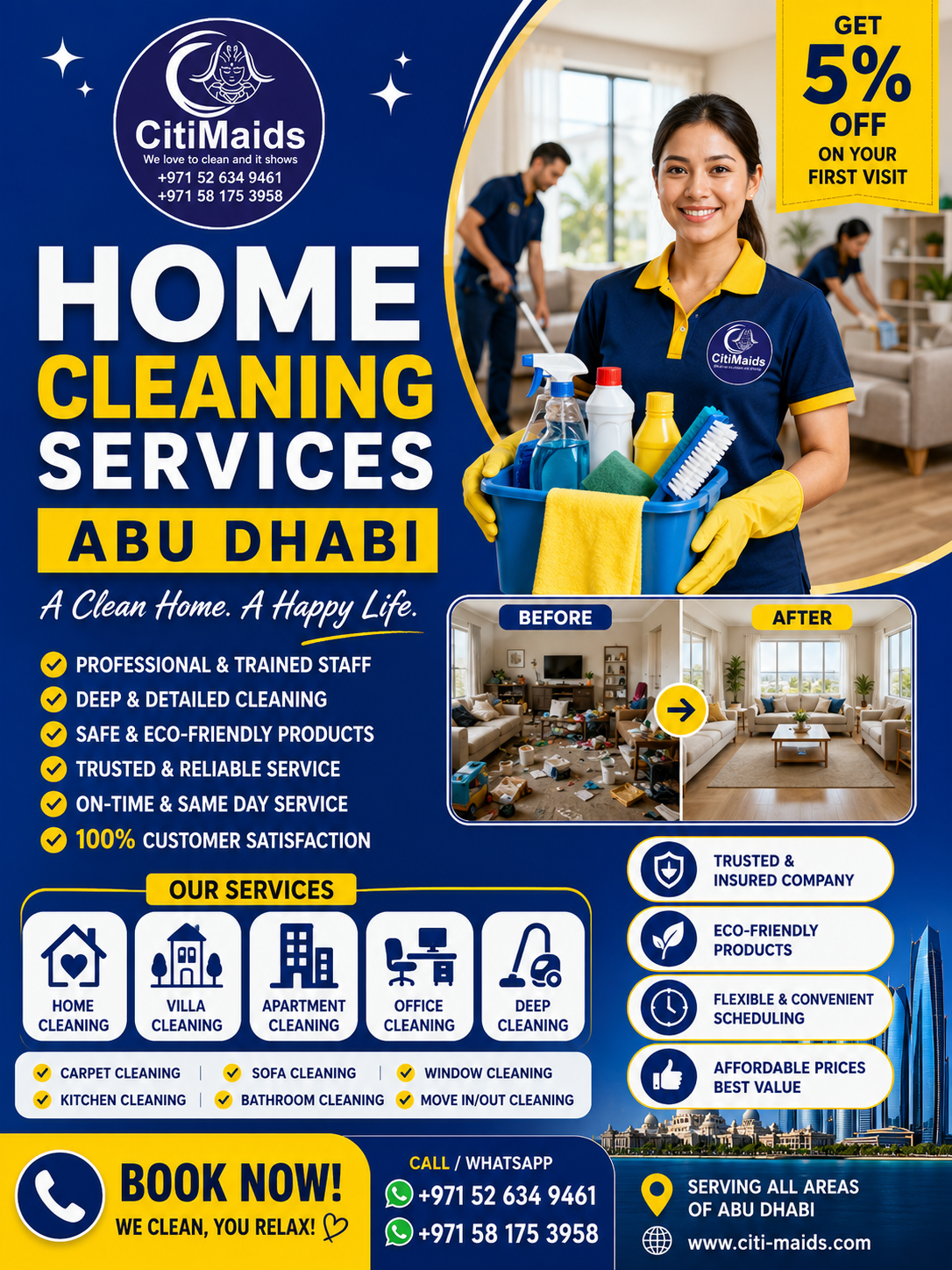 The Ultimate Guide to Home Cleaning in Abu Dhabi