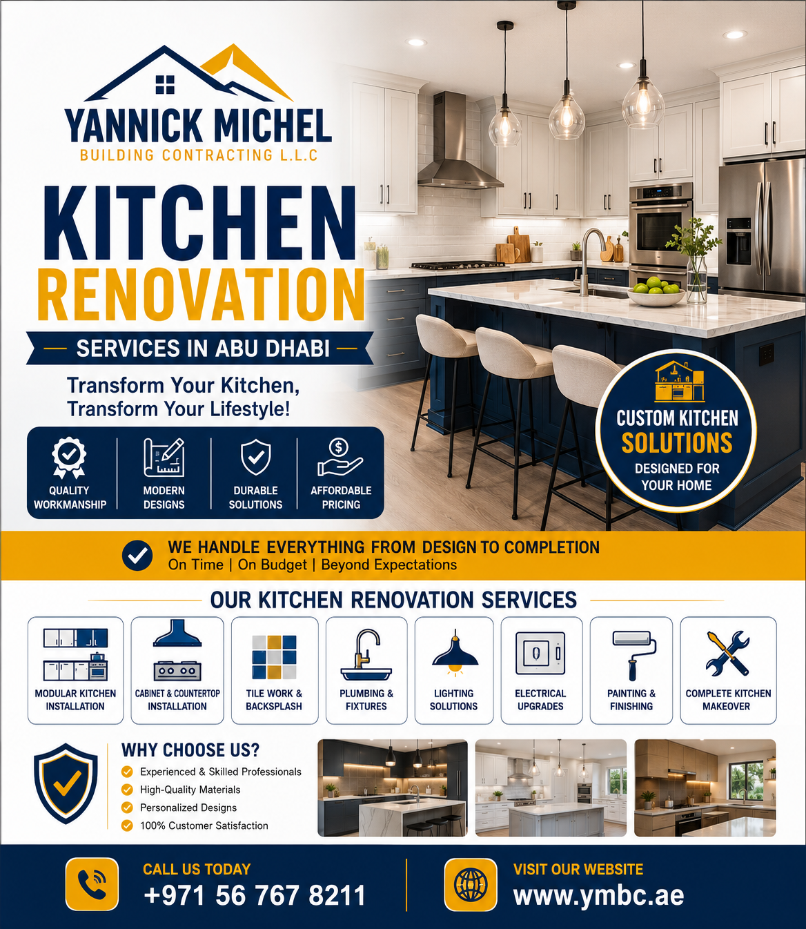 Kitchen Renovation in Abu Dhabi: Practical Things to Consider Before Starting